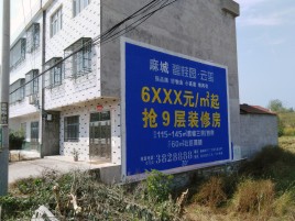 宜良墙体广告质量分析