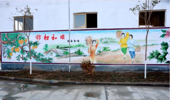 宜良乡镇文化墙 乡风文明焕发新活力